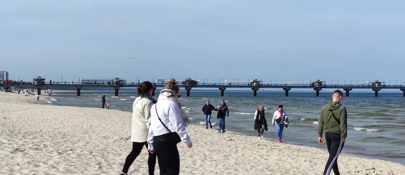 Pogodny weekend i sporo turystów nad morzem