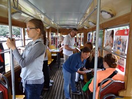 Edukacja w tramwaju retro