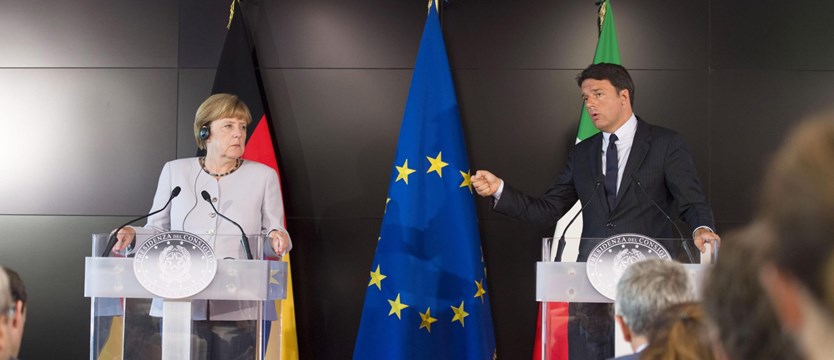Merkel, Renzi i uchodżcy