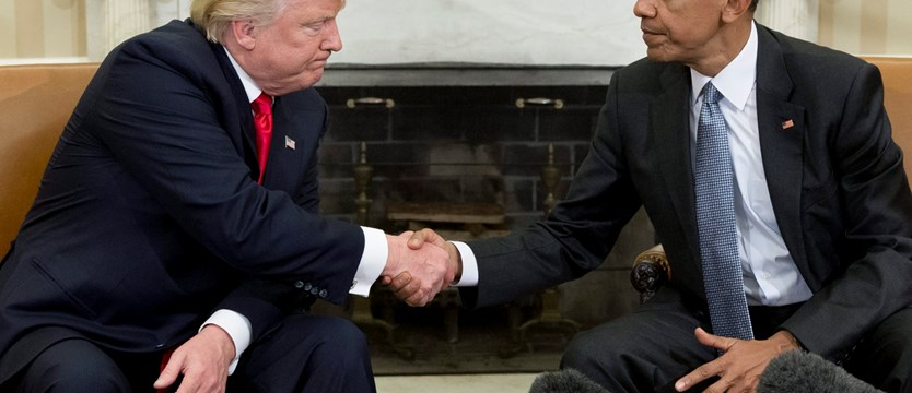 Trump spotkał się z Obamą