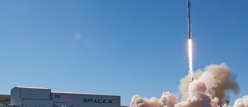 Udany start rakiety firmy SpaceX