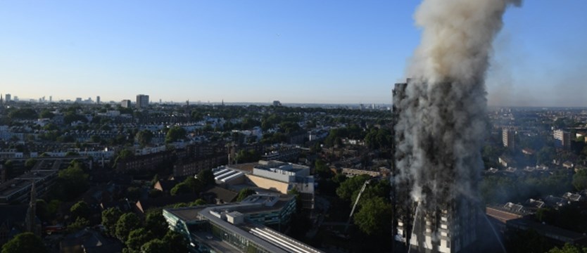 Pożar wieżowca w Londynie