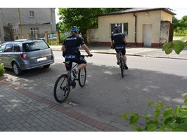 Patrole rowerowe wyjechały na drogi