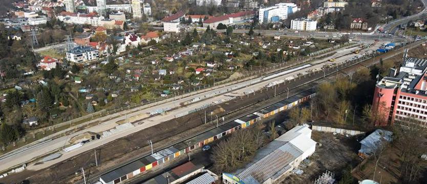 Przedwiośnie na węźle Łękno