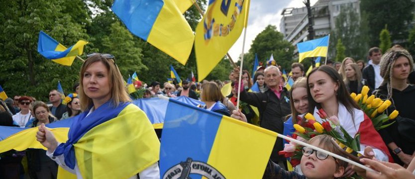 Traktem Królewskim w Warszawie przeszedł Marsz Wdzięczności dla Polaków