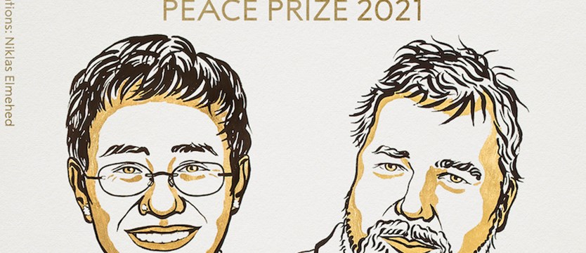 Dwoje dziennikarzy z Pokojową Nagrodą Nobla