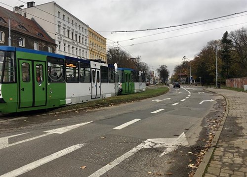Przebudowa torów tramwajowych na szczecińskich Pomorzanach