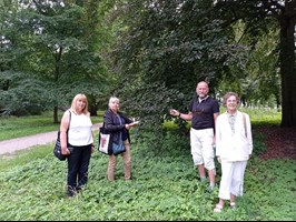 „Zielona partyzantka” w parku Żeromskiego