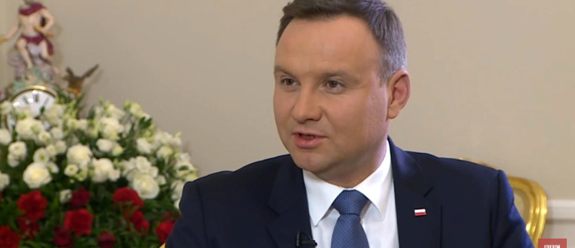 Prezydent Duda w BBC o demokracji w Polsce (film)
