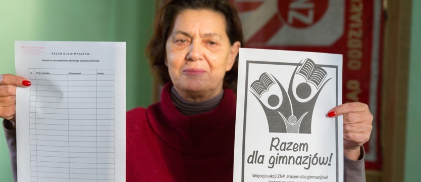 Przeciw likwidacji gimnazjów