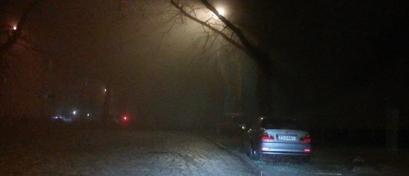 Mgły okryły Szczecin