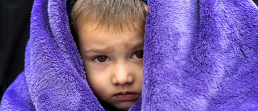 Dzieci cierpią z powodu konfliktu na Ukrainie