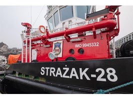 „Strażak-28” już w Szczecinie. Podniesienie bandery zaplanowano na mikołajki