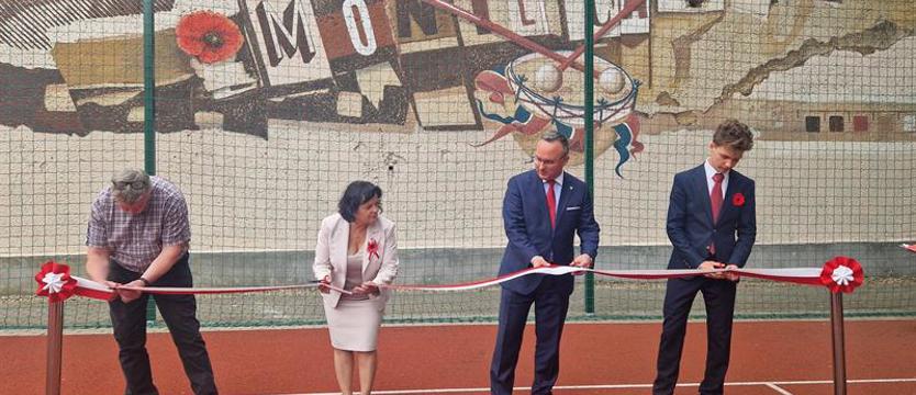 Odsłonięcie muralu. W hołdzie bohaterom spod Monte Cassino