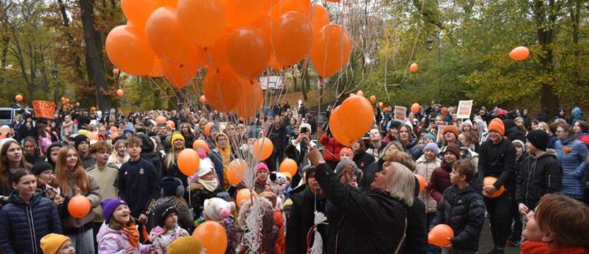 Pomarańczowy happening. Powiedzieli przemocy NIE!