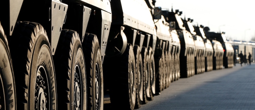 Wzmożony ruch kolumn wojskowych w regionie