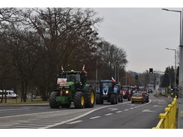 Walentynkowe protesty. Rolnicy znów blokowali drogi województwa