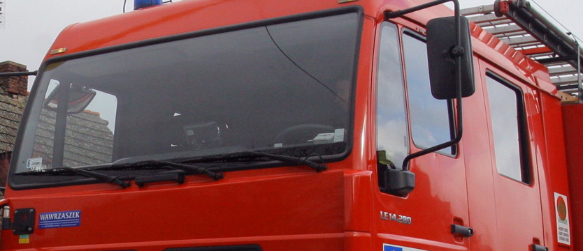 Pożar przy ul. Bohaterów Warszawy