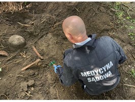 Policja odnalazła ludzkie szczątki w Siadle Górnym