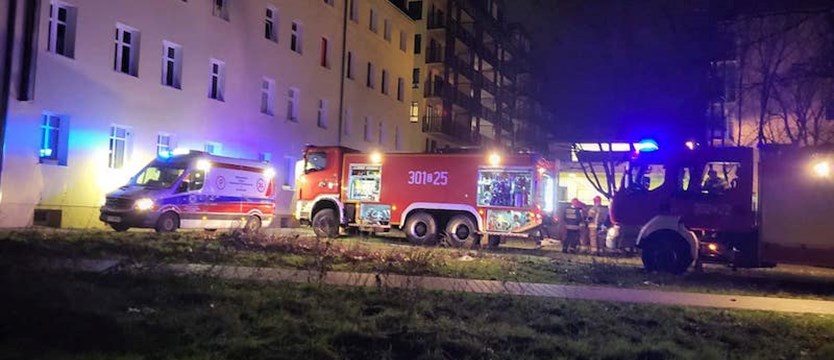 Pożar w mieszkaniu przy alei Powstańców Wielkopolskich w Szczecinie