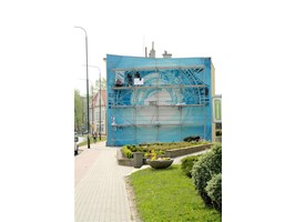 Kołobrzeski mural PŻB gotowy