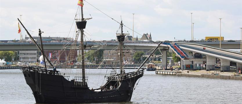Nao Victoria już w szczecińskim porcie