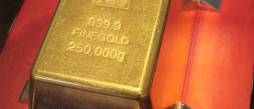 Cena złota najniższa od pięciu lat