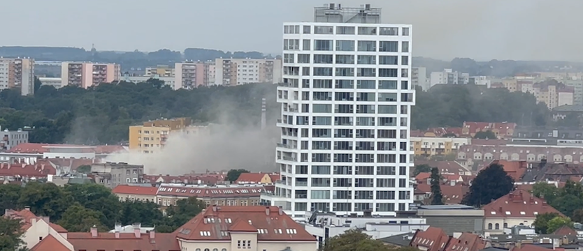 Pożar przy Pocztowej