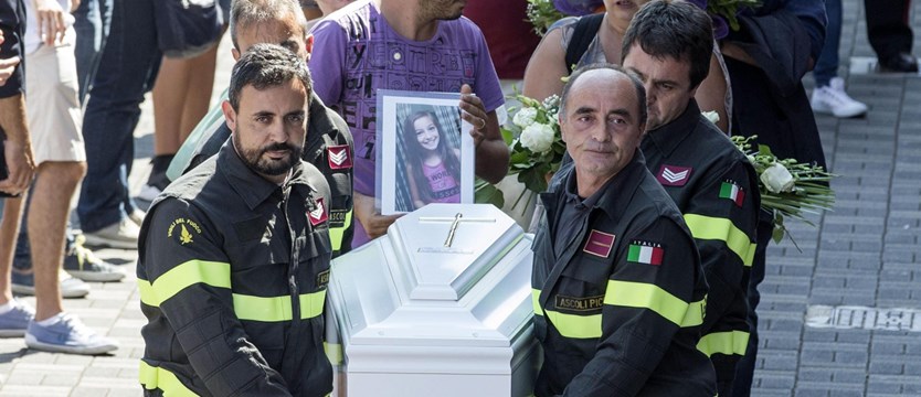 Żałoba i pogrzeby ofiar katastrofy we Włoszech
