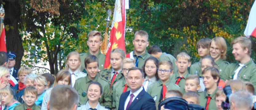 Powitali prezydenta chlebem i solą