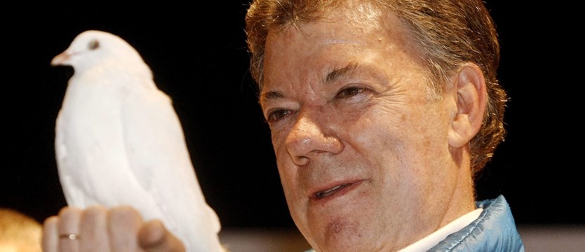 Prezydent Kolumbii z Pokojową Nagrodą Nobla
