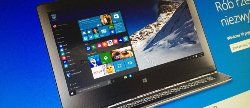 Wchodzi Windows 10