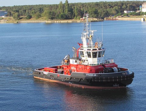 Statek pożarniczy dla portu w Szczecinie