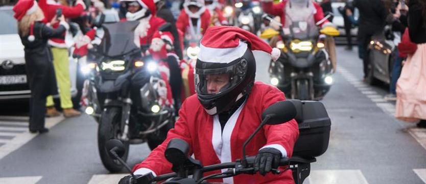 MotoMikołaje wyruszyli po uśmiech dzieci