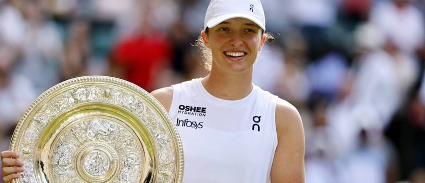 Iga Świątek triumfatorką Wimbledonu po wygranej w finale z Amerykanką Anisimovą