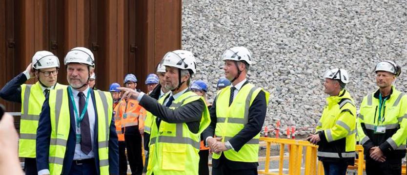 Król zainaugurował budowę tunelu, który połączy Danię z Niemcami