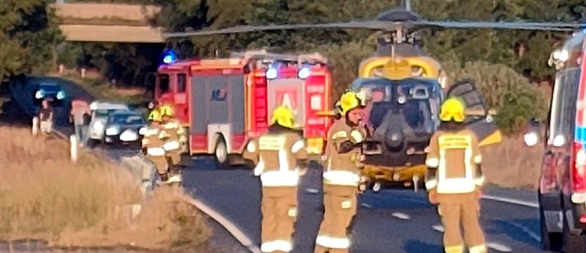 Śmigłowiec Lotniczego Pogotowia Ratunkowego lądował na Chociwelce