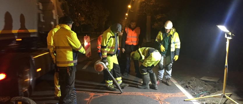 Utrudnienia w ruchu przez wagi