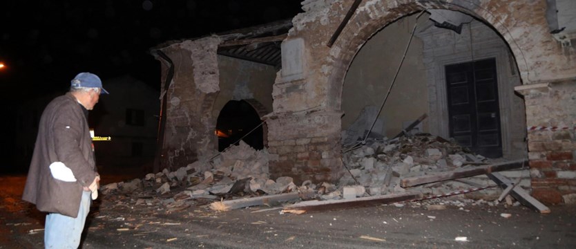 Dwa silne wstrząsy sejsmiczne we Włoszech