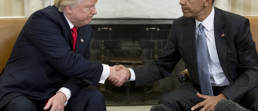 Trump spotkał się z Obamą