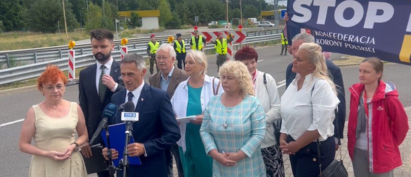 Konferencja prasowa Konfederacji Korony Polskiej w Lubieszynie