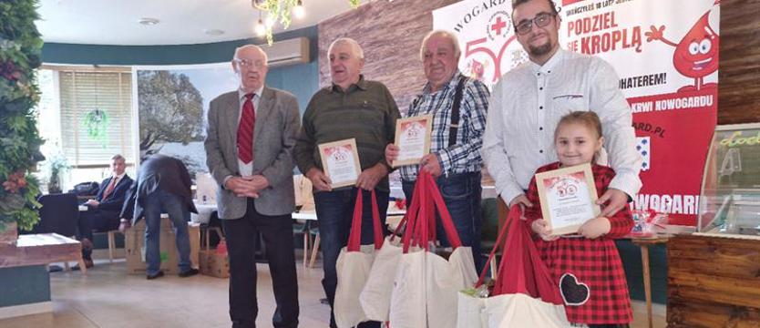 Jubileusz 50-lecia Klubu Honorowych Dawców Krwi w Nowogardzie