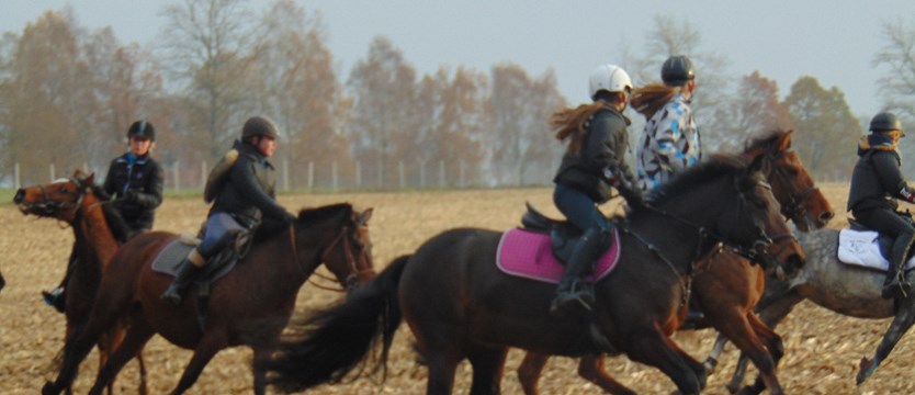 W Mołdawinie świętowali na koniach