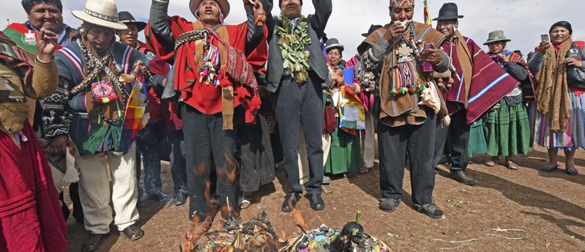 Prezydent Boliwii modlił się o deszcz
