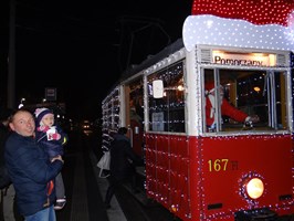 Mikołajowym tramwajem w każdy piątek
