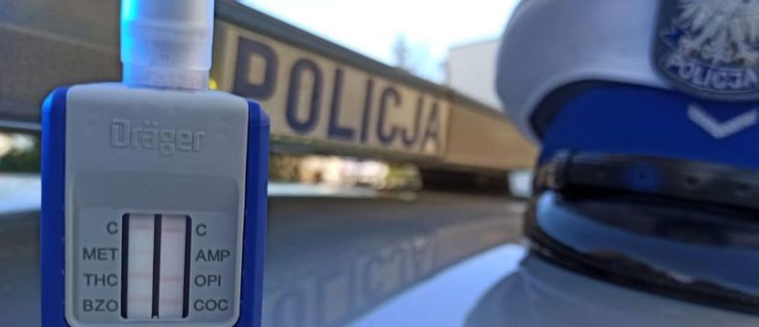 Policyjna kontrola trzeźwości na Bramie Portowej