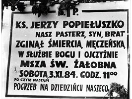 38. rocznica śmierci. Błogosławiony ks. Jerzy Popiełuszko