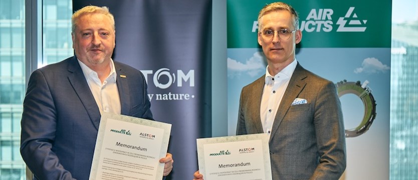 Alstom i Air Products podpisują umowę na opracowanie zeroemisyjnych rozwiązań w  transporcie w Polsce