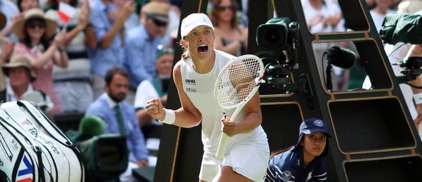Tenis. Iga Świątek trzecia w rankingu WTA po triumfie w Wimbledonie