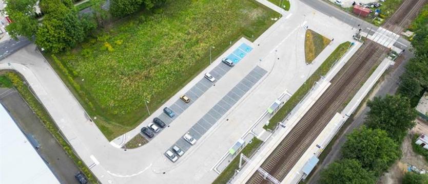 Parking SKM przy stacji Trzebusz